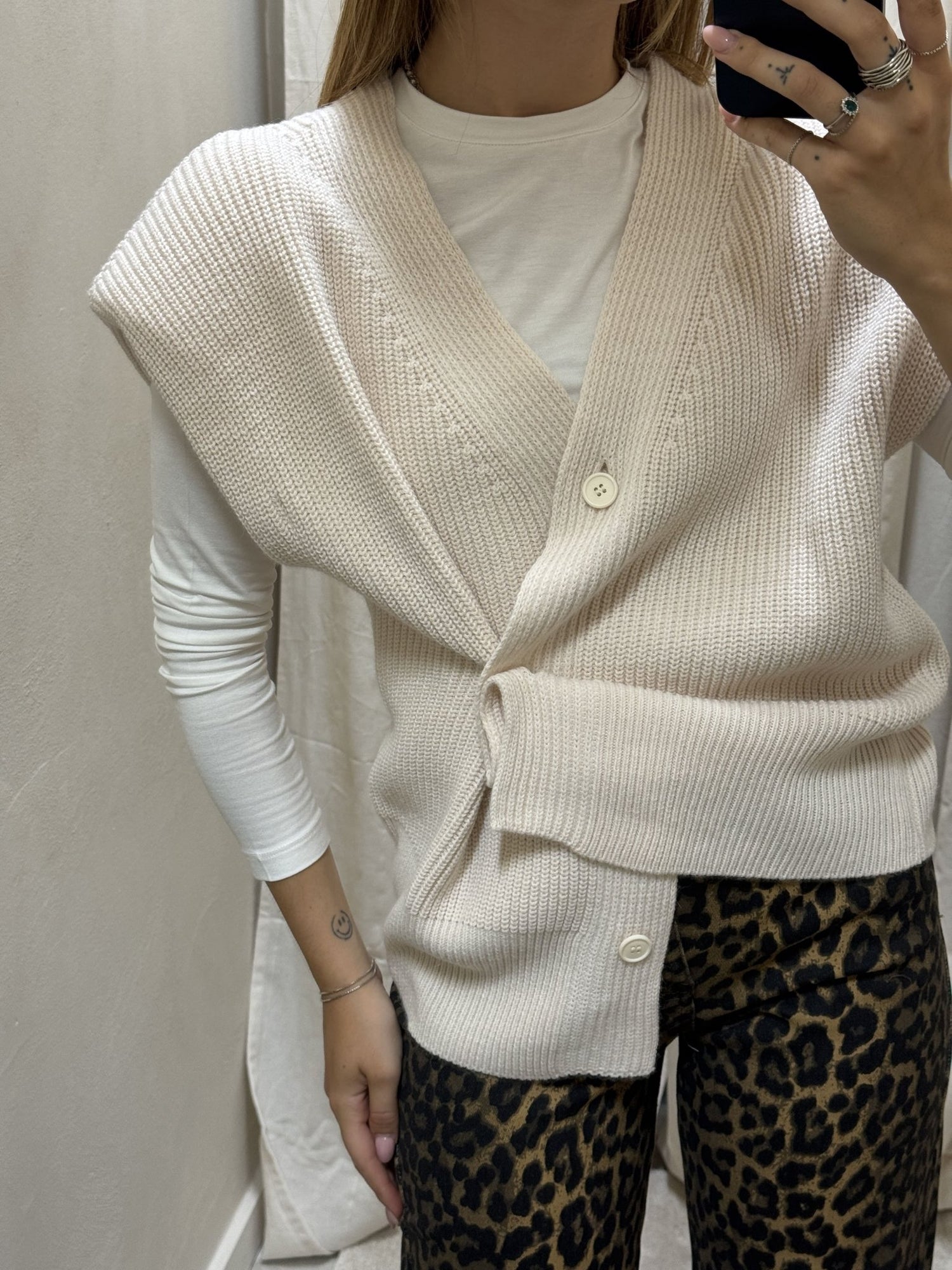 Gilet cardigan asimmetrico HaveOne - GiuGiò | Shop online