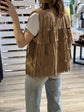 Gilet con frange eco - camoscio Tensione IN - GiuGiò | Shop online