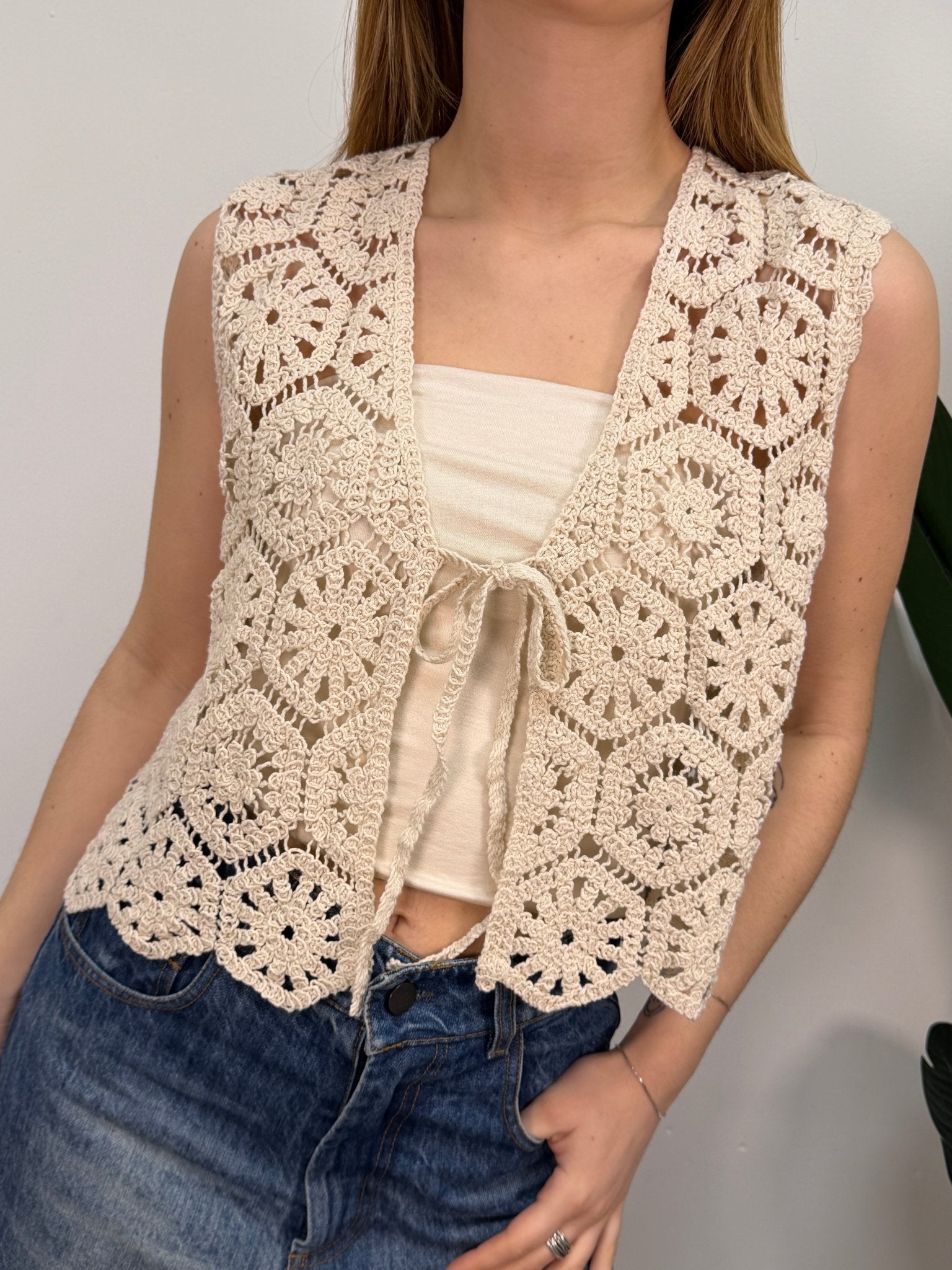 Gilet crochet Susy Mix - GiuGiò | Shop online