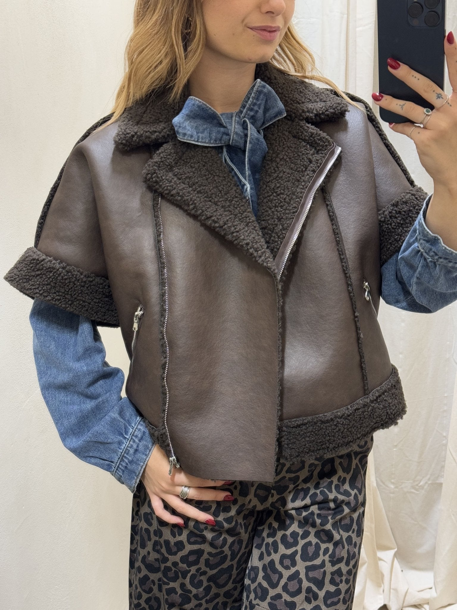 Gilet eco montone Susy Mix - GiuGiò | Shop online