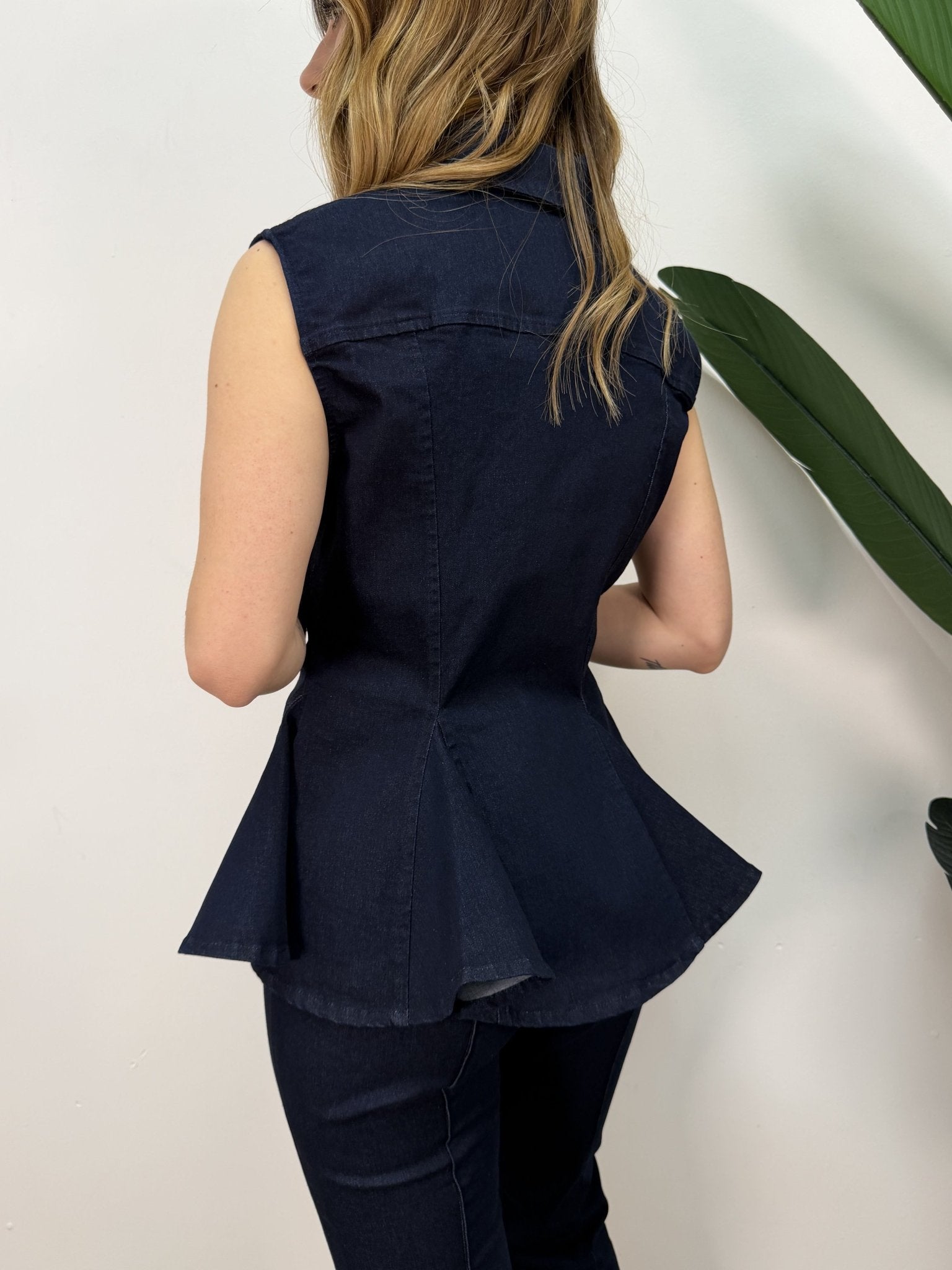 Gilet godet in denim Tensione In - GiuGiò | Shop online