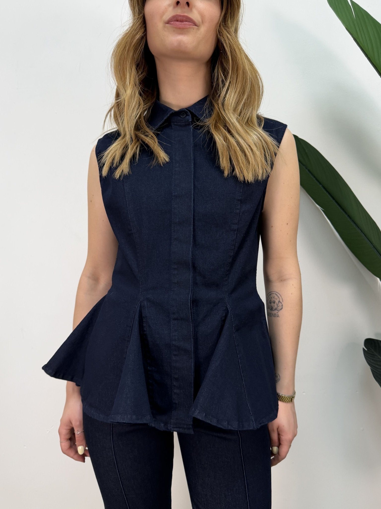 Gilet godet in denim Tensione In - GiuGiò | Shop online