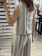Gilet in lino con ricami e laccetti Tensione In - GiuGiò | Shop online