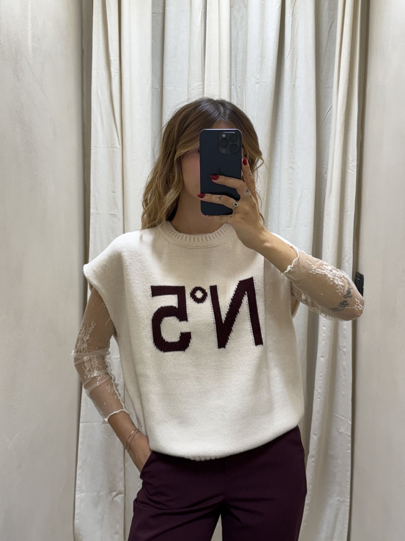 Gilet in maglia N°5 Tensione In - GiuGiò | Shop online