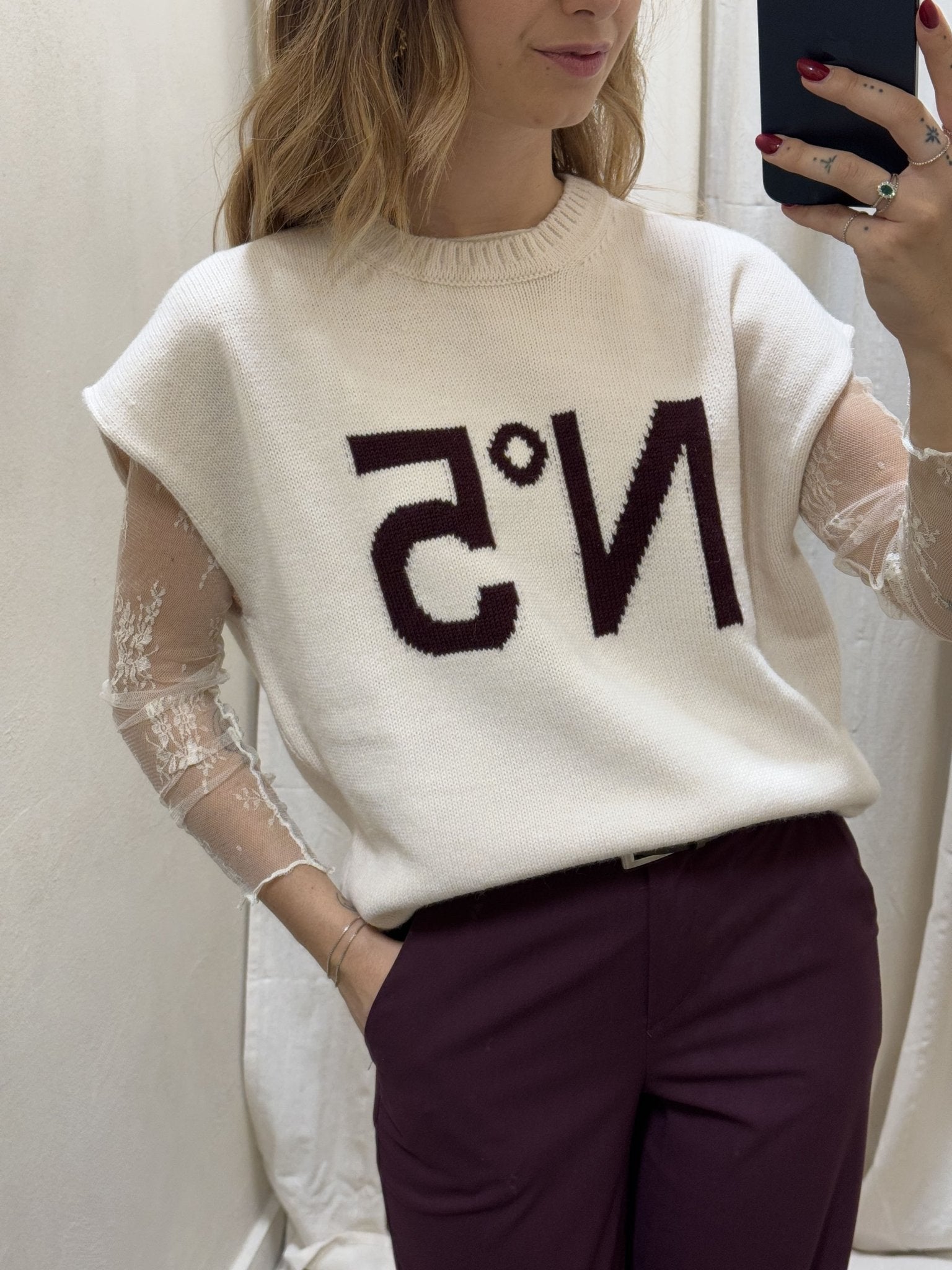 Gilet in maglia N°5 Tensione In - GiuGiò | Shop online
