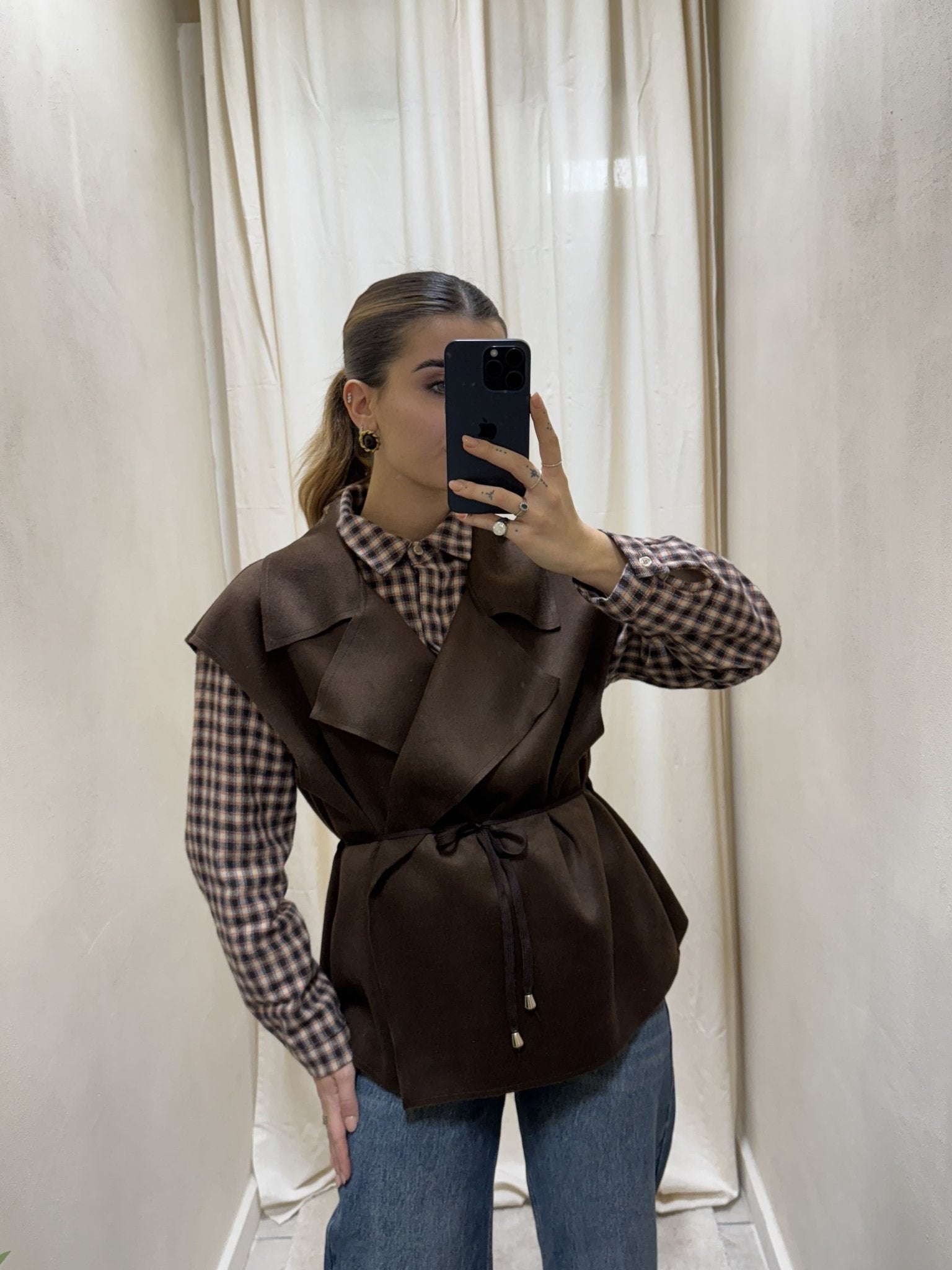 Gilet in panno con coulisse MyD - GiuGiò | Shop online