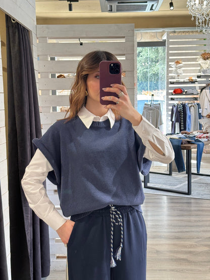 Gilet over in filo Tensione IN - GiuGiò | Shop online