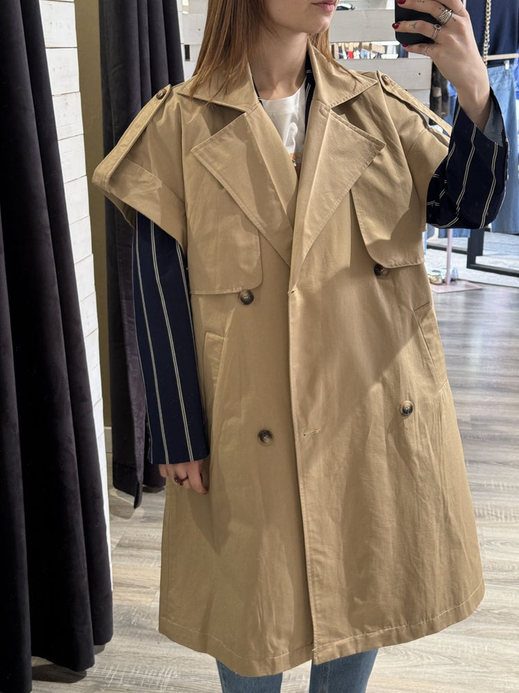 Gilet trench lungo Susy Mix - GiuGiò | Shop online