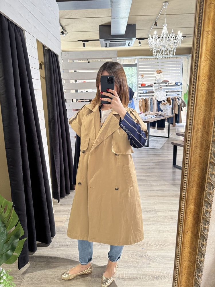 Gilet trench lungo Susy Mix - GiuGiò | Shop online