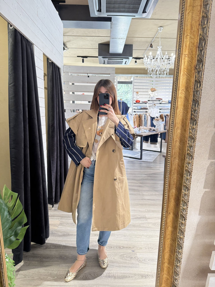 Gilet trench lungo Susy Mix - GiuGiò | Shop online