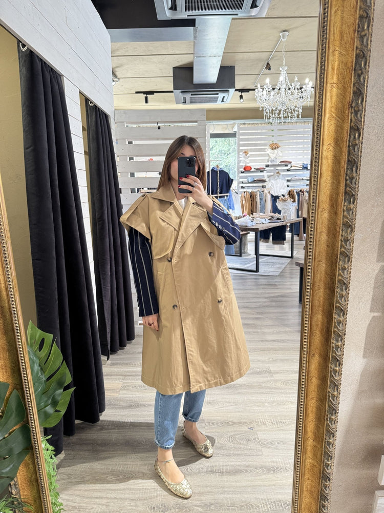 Gilet trench lungo Susy Mix - GiuGiò | Shop online