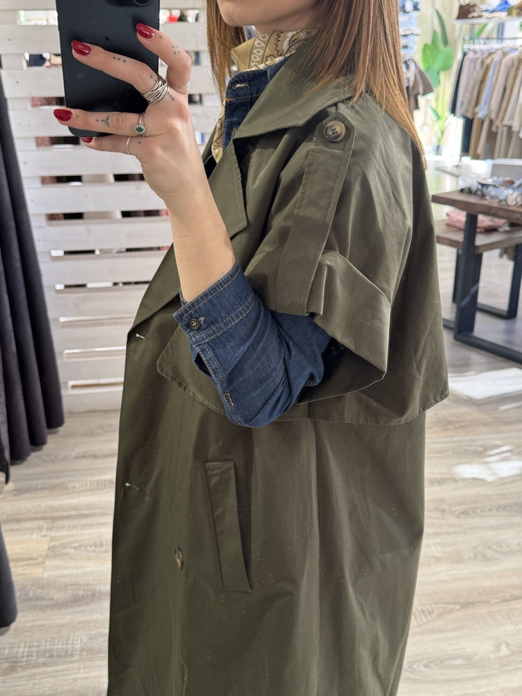Gilet trench lungo Susy Mix - GiuGiò | Shop online