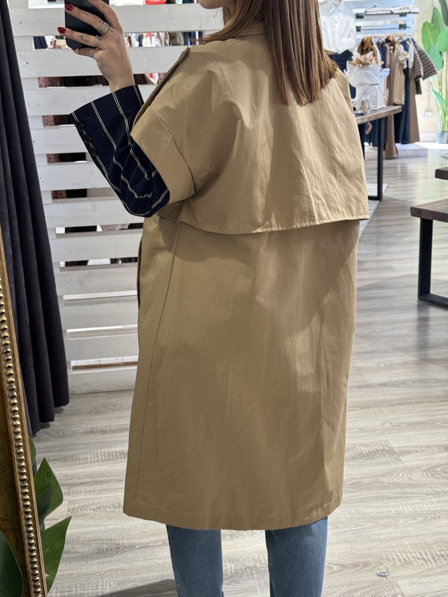 Gilet trench lungo Susy Mix - GiuGiò | Shop online