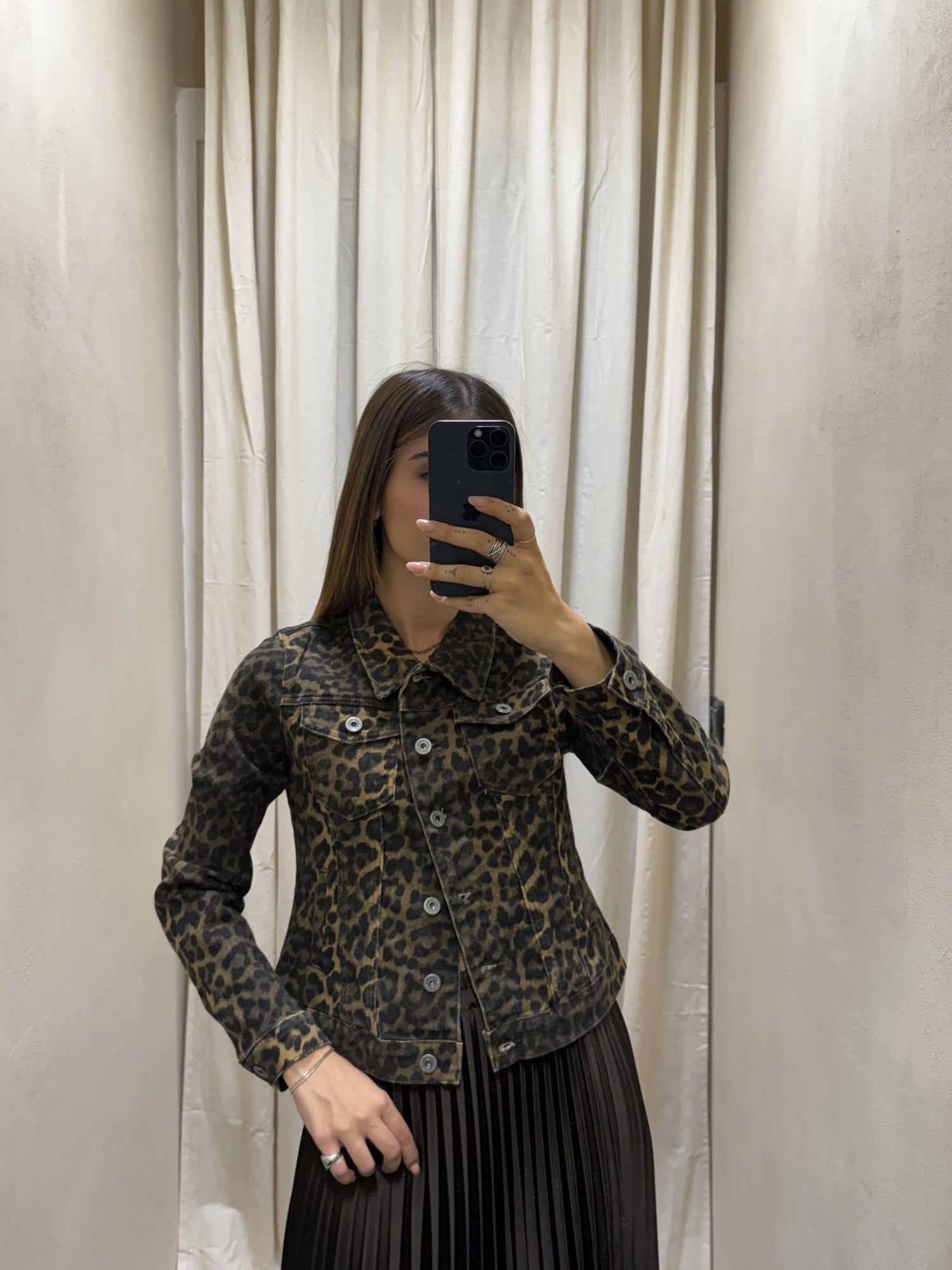 Giubbino di jeans maculato Susy Mix - GiuGiò | Shop online