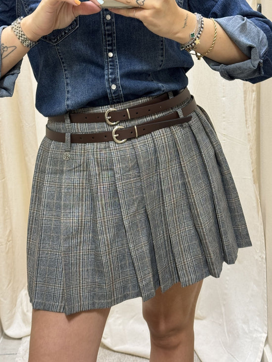 Gonna a pieghe in principe di galles BSB - GiuGiò | Shop online
