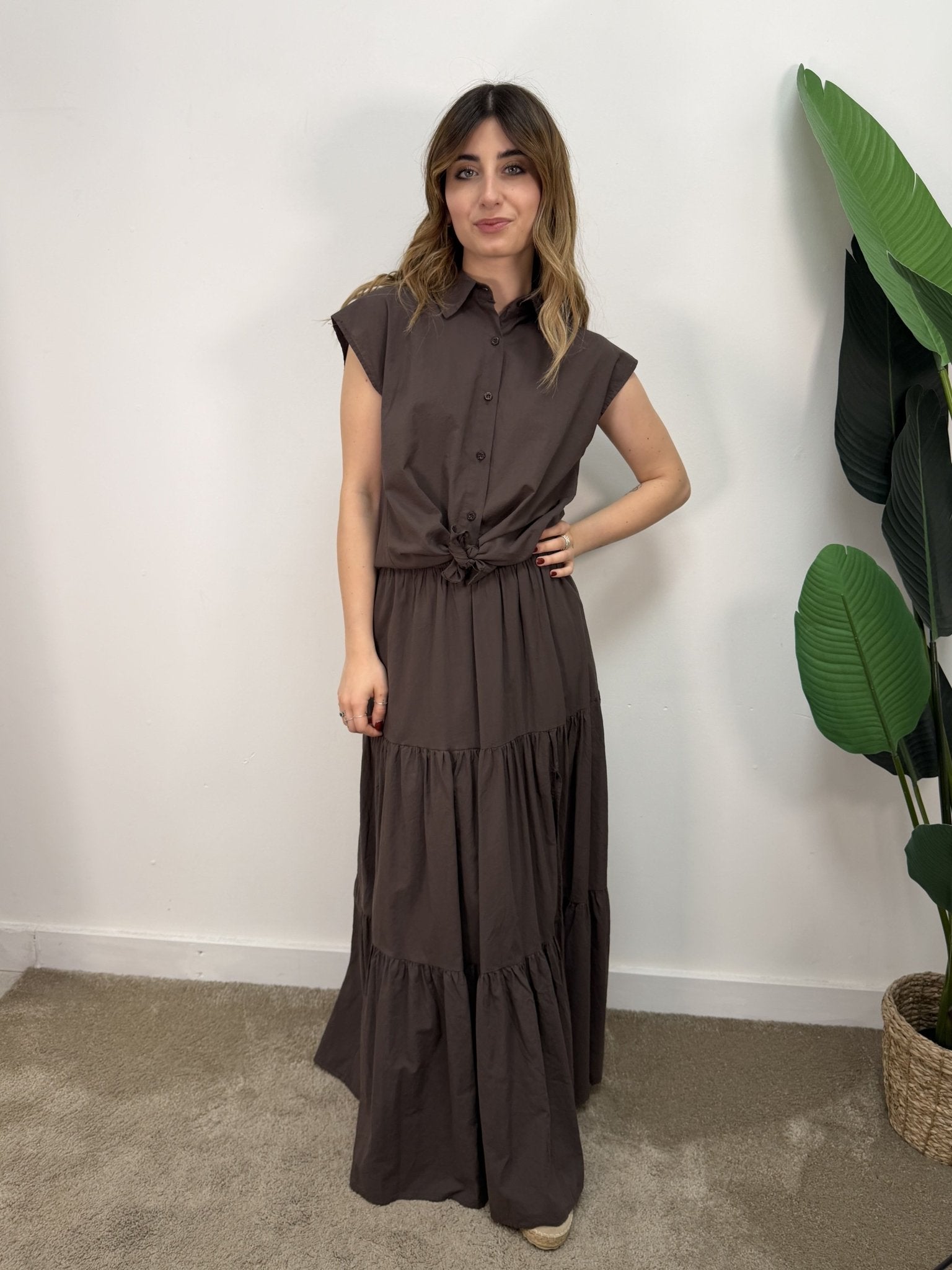 Gonna lunga a balze in mussola MyD - GiuGiò | Shop online