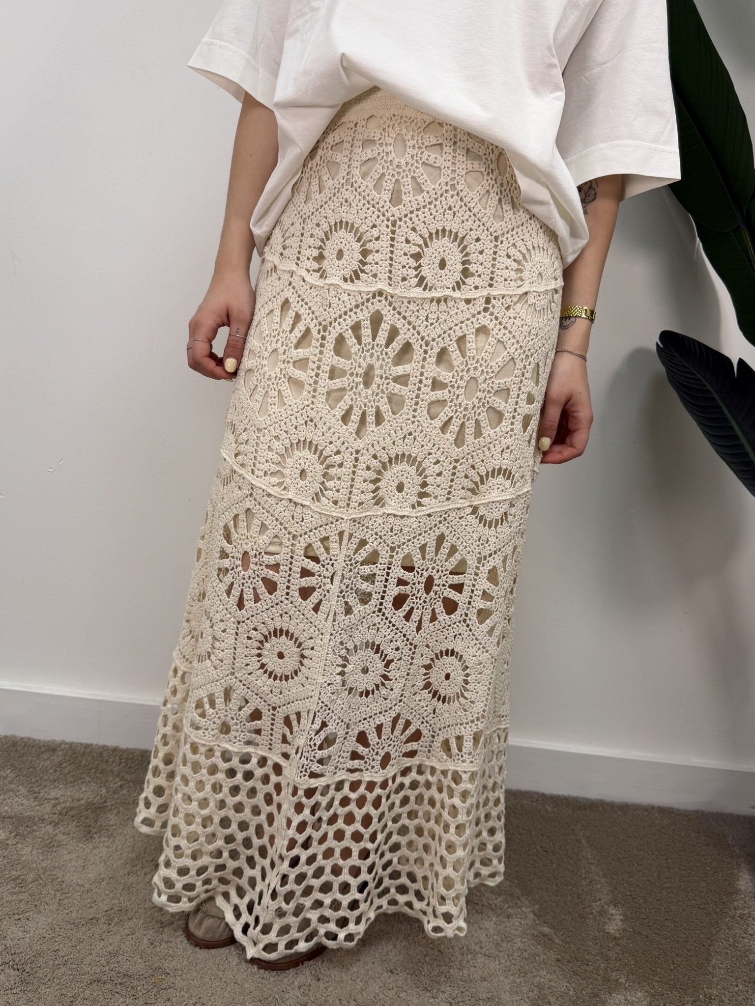 Gonna lunga in crochet HaveOne - GiuGiò | Shop online