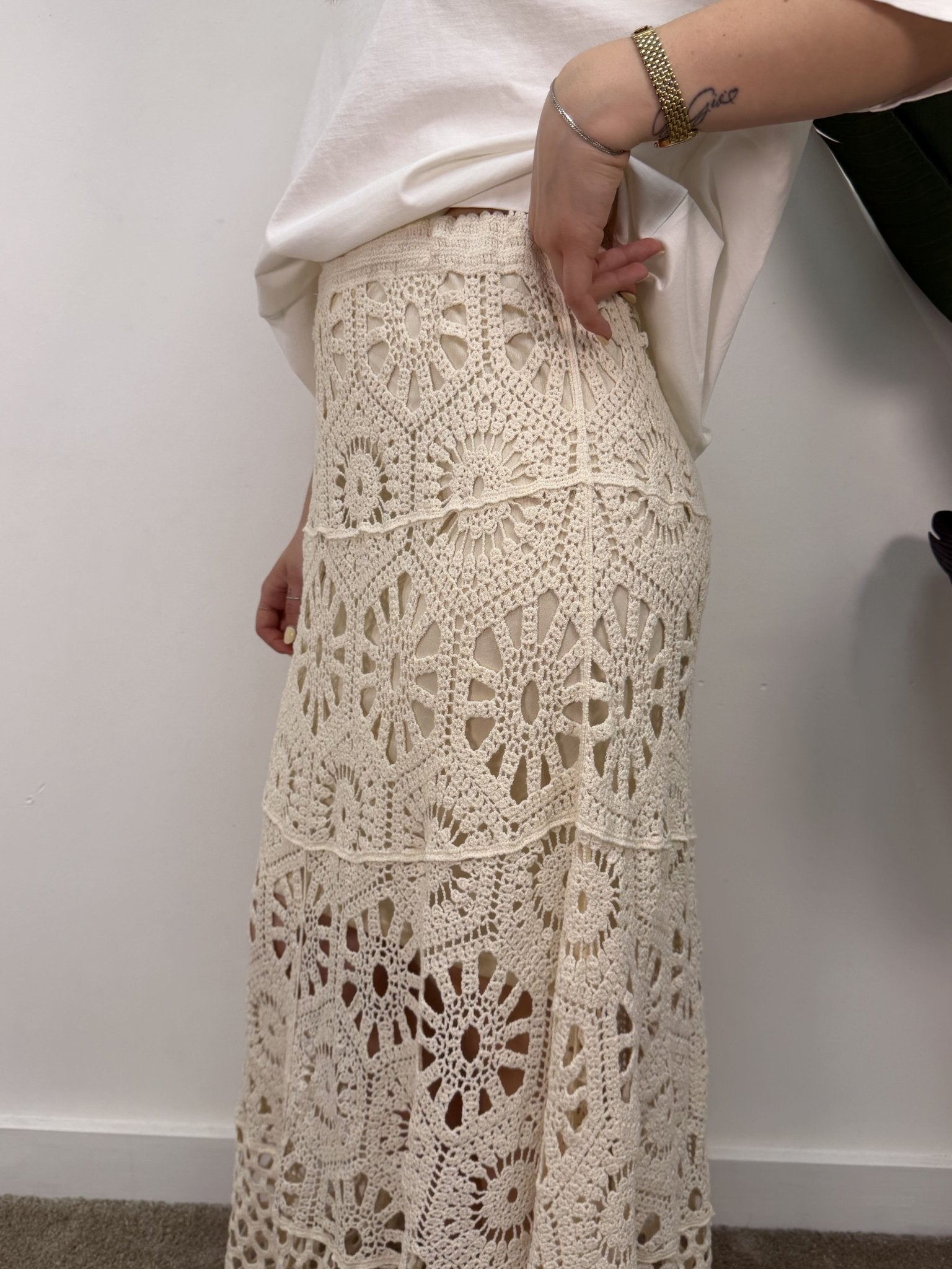 Gonna lunga in crochet HaveOne - GiuGiò | Shop online