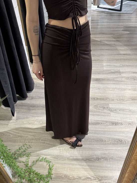 Gonna lunga in lycra con coulisse HaveOne - GiuGiò | Shop online