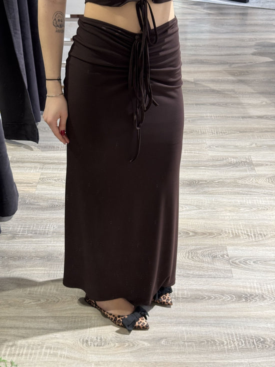 Gonna lunga in lycra con coulisse HaveOne - GiuGiò | Shop online