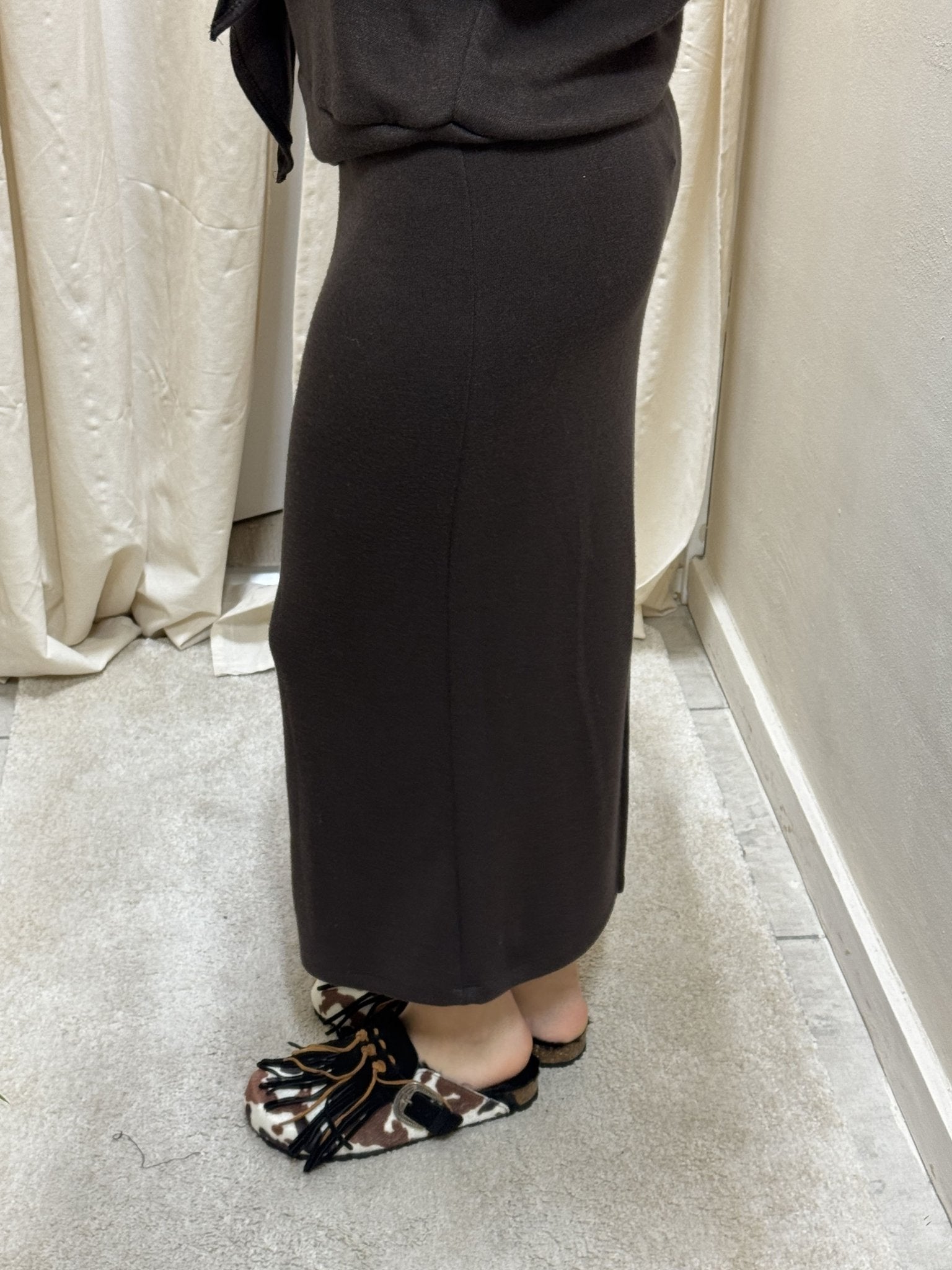 Gonna lunga matita con cintura HaveOne - GiuGiò | Shop online