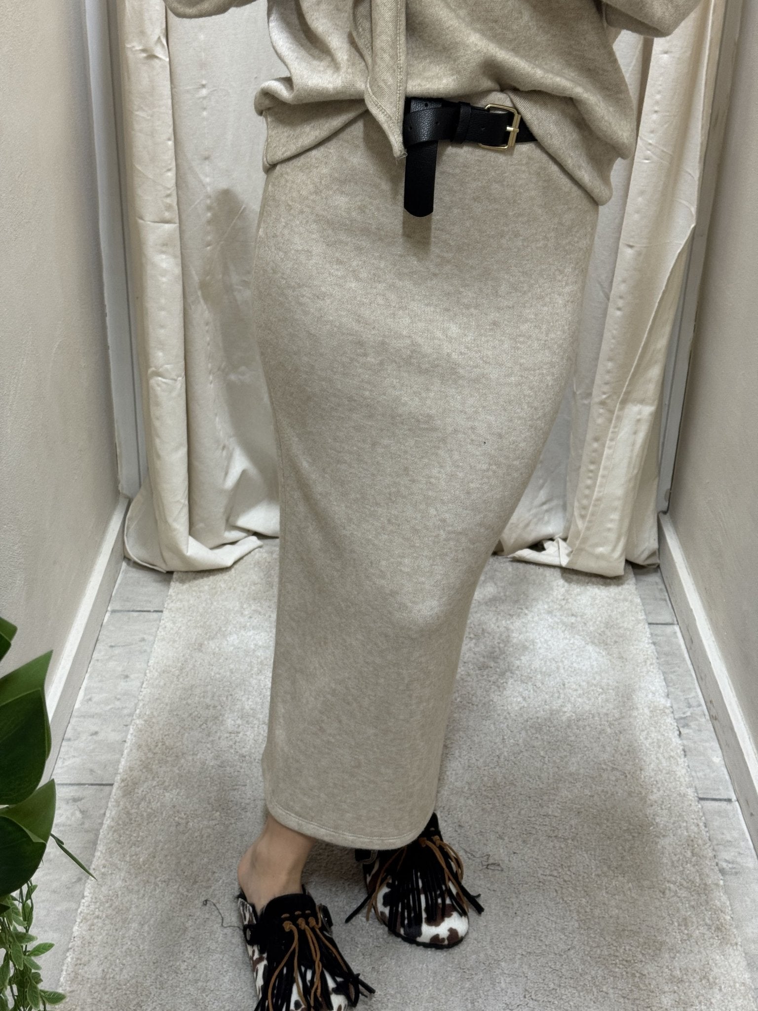 Gonna lunga matita con cintura HaveOne - GiuGiò | Shop online