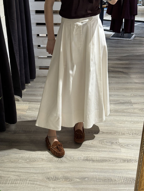 Gonna midi a ruota con pieghe Tensione In - GiuGiò | Shop online