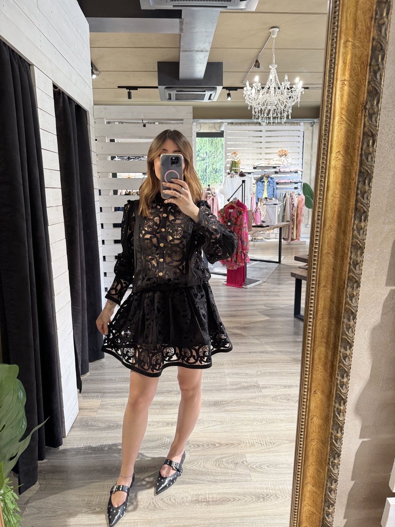 Gonna pantalone Vietri in pizzo macramè Odì Odì - GiuGiò | Shop online