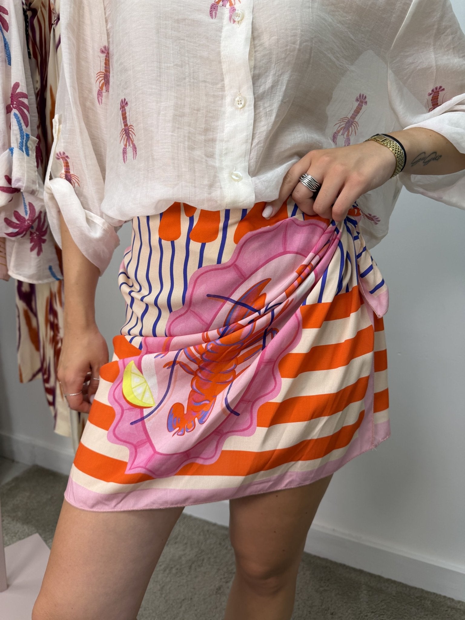 Gonna pareo stampa "aragosta" HaveOne THE ISLAND - GiuGiò | Shop online