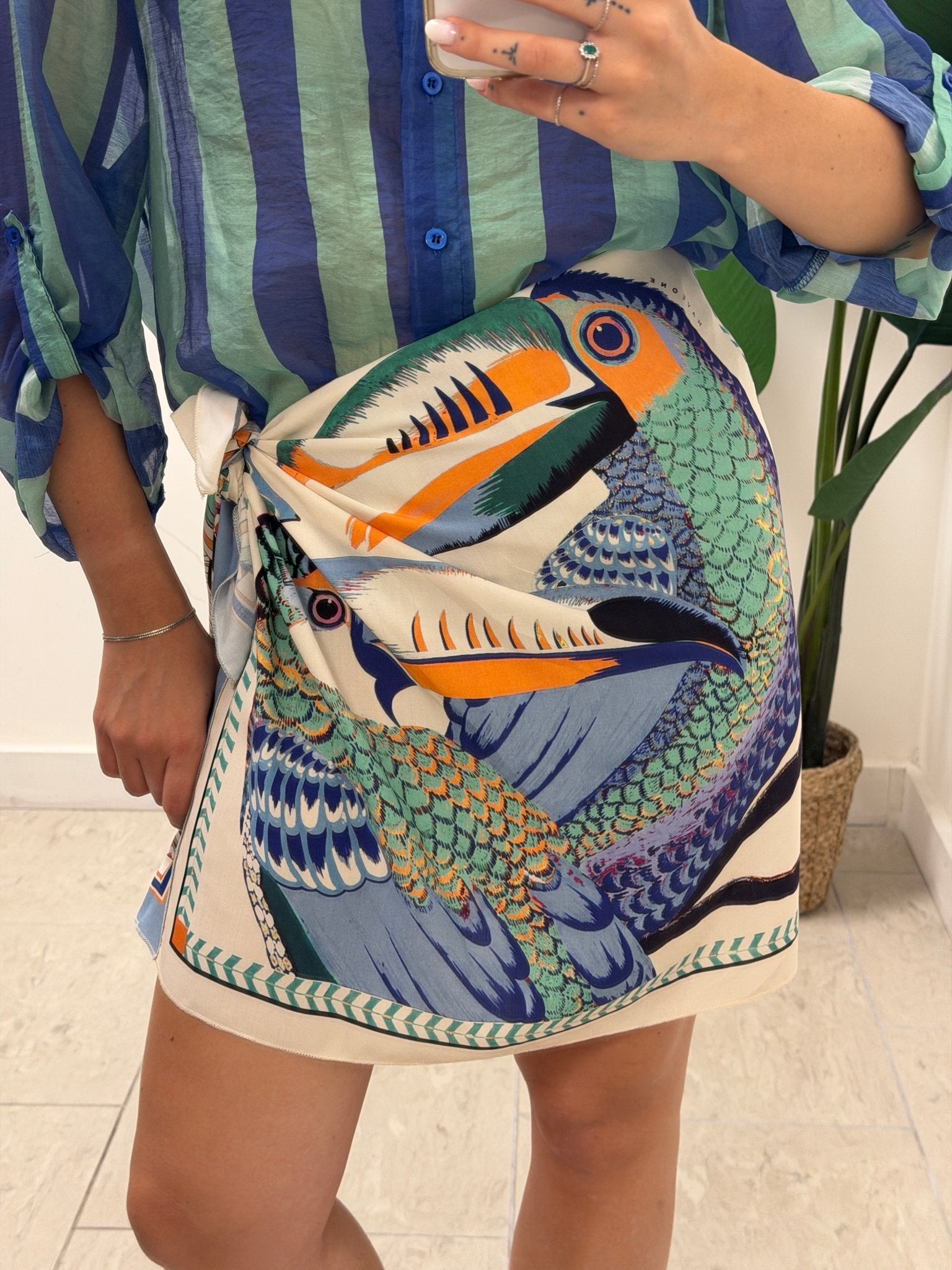 Gonna pareo stampa tucano HaveOne THE ISLAND - GiuGiò | Shop online