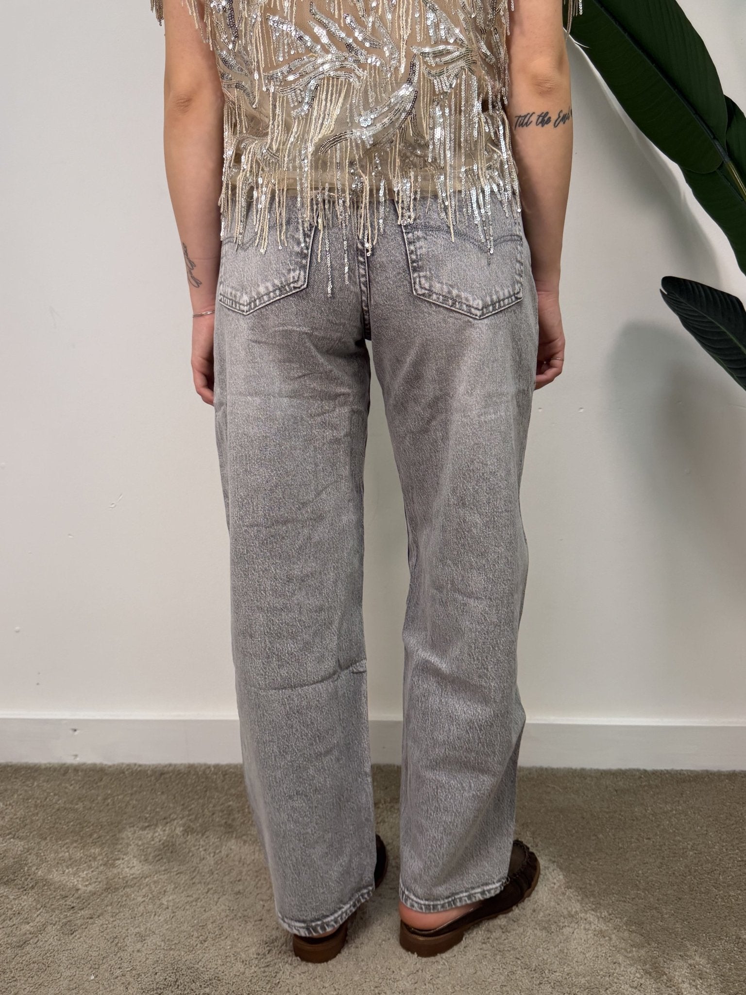 Jeans balloon grigio MyD - GiuGiò | Shop online