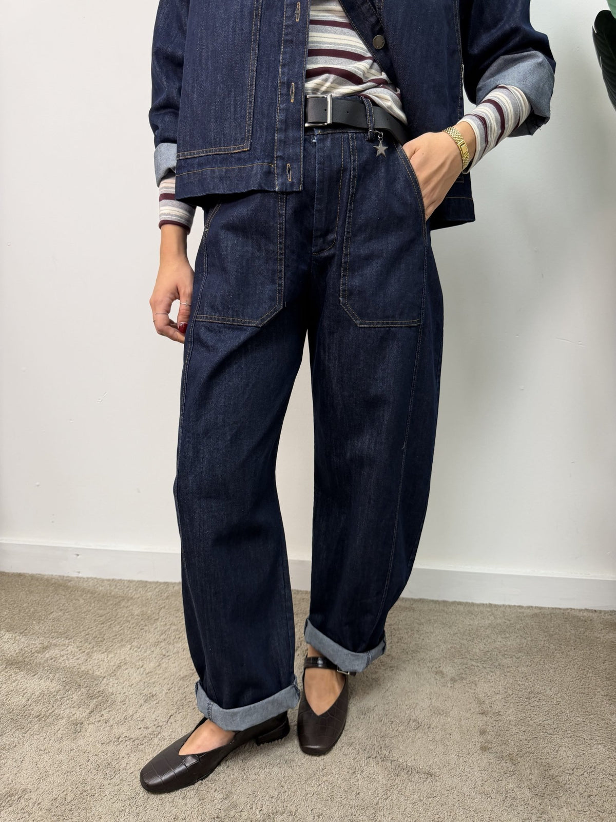 Jeans balloon stellina denim Susy Mix - GiuGiò | Shop online