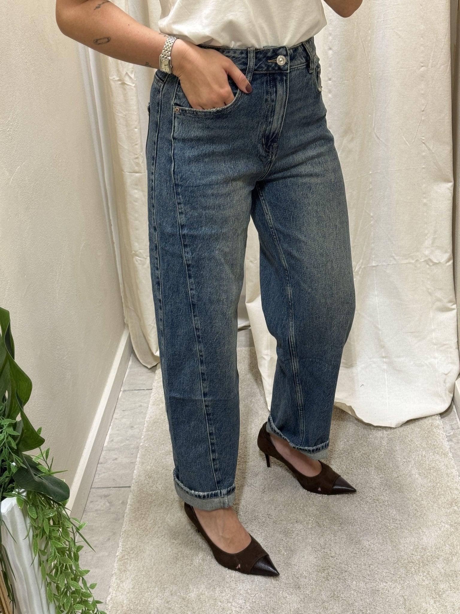 Jeans Balloon stone wash MyD - GiuGiò | Shop online