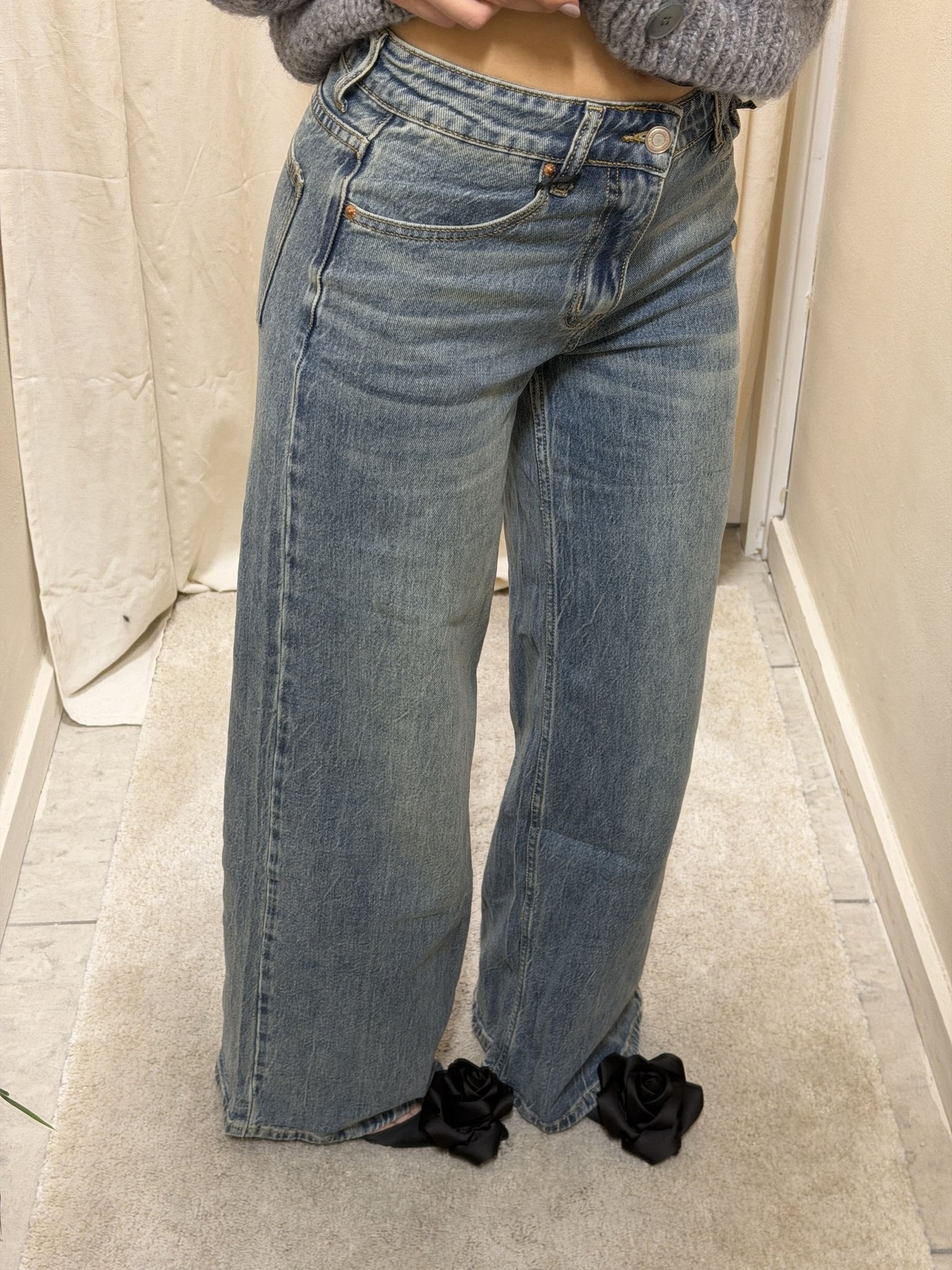 Jeans gamba dritta denim chiaro MyD - GiuGiò | Shop online