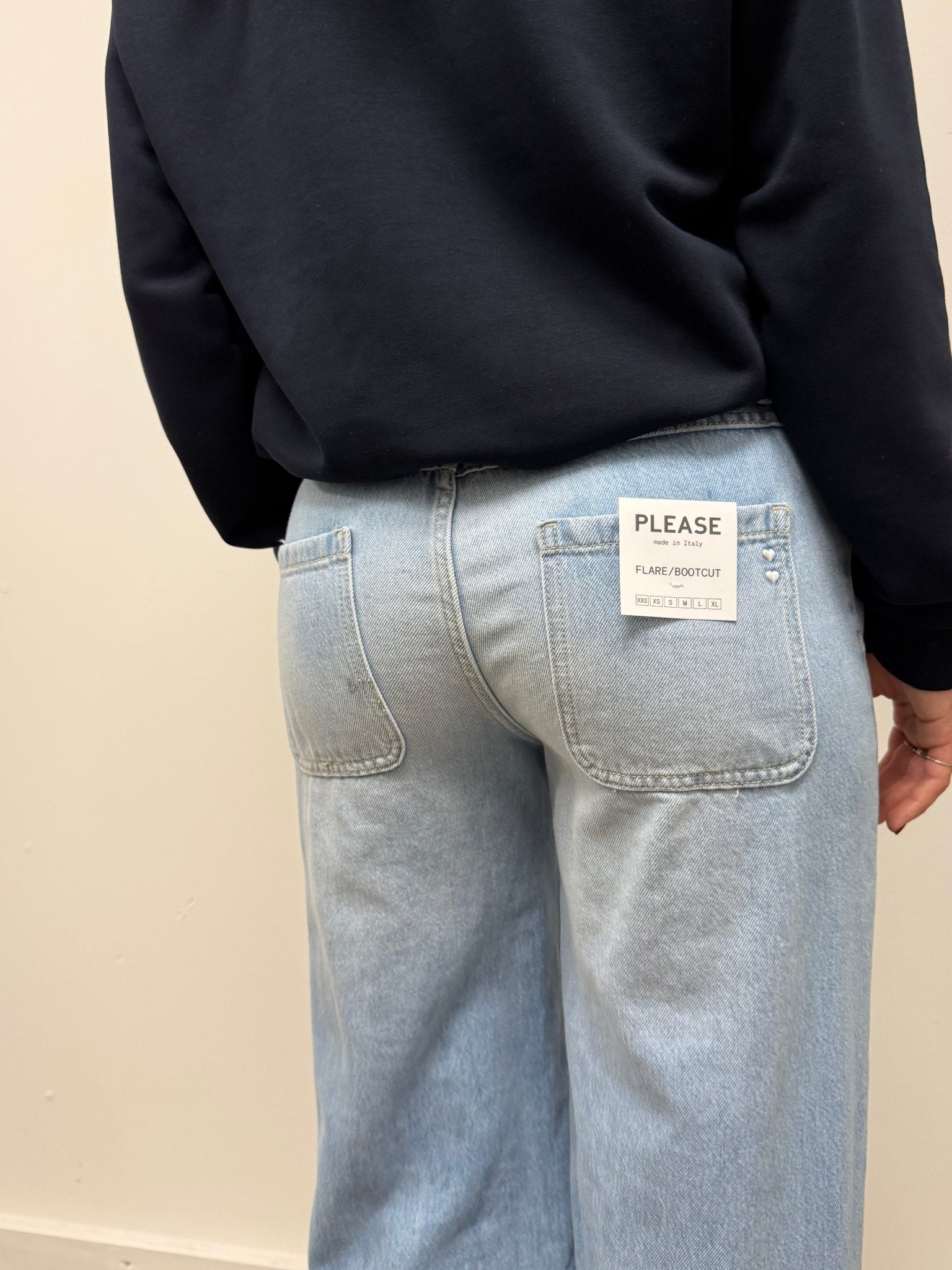 Jeans gamba dritta denim chiaro Please - GiuGiò | Shop online