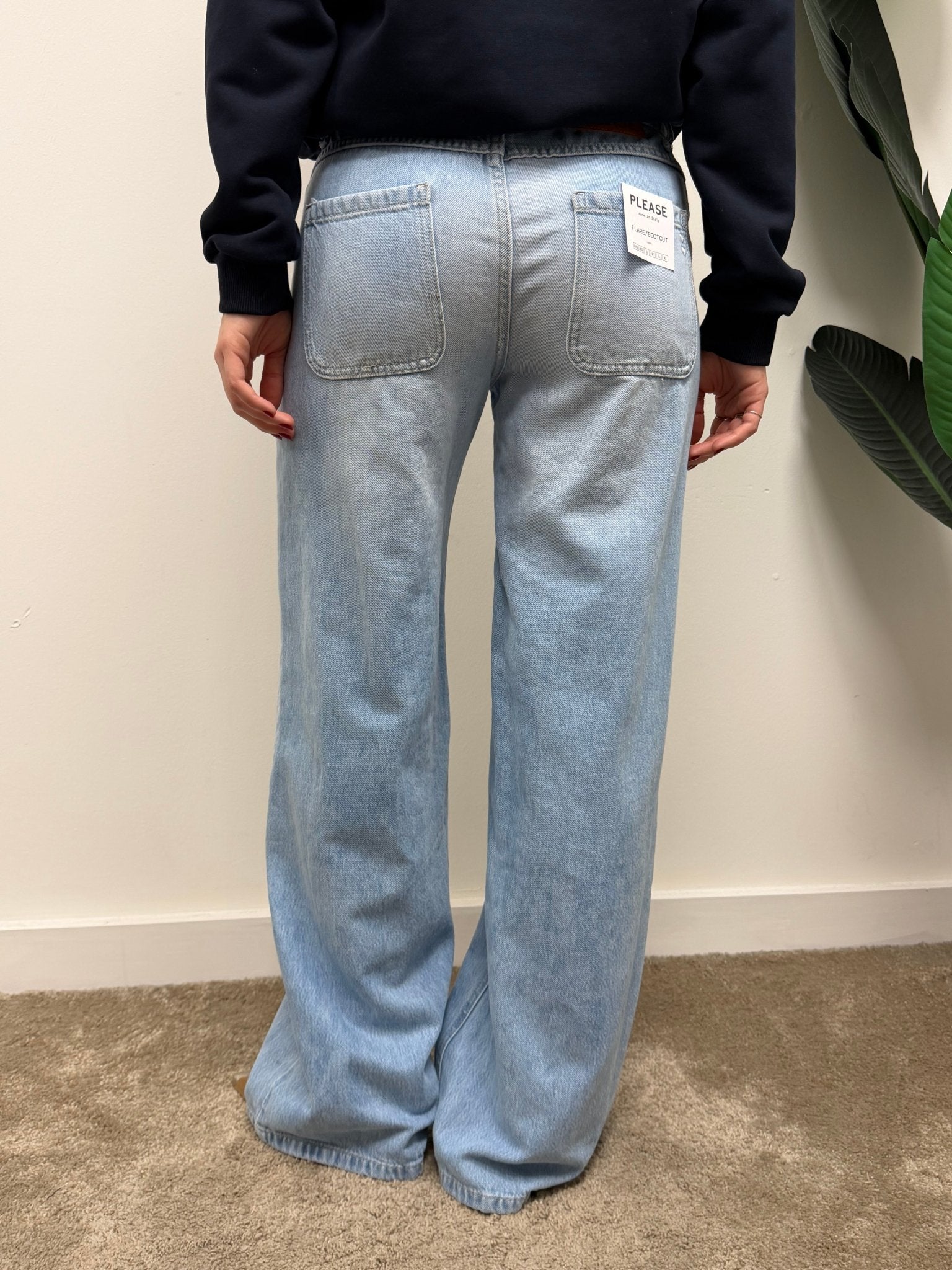 Jeans gamba dritta denim chiaro Please - GiuGiò | Shop online
