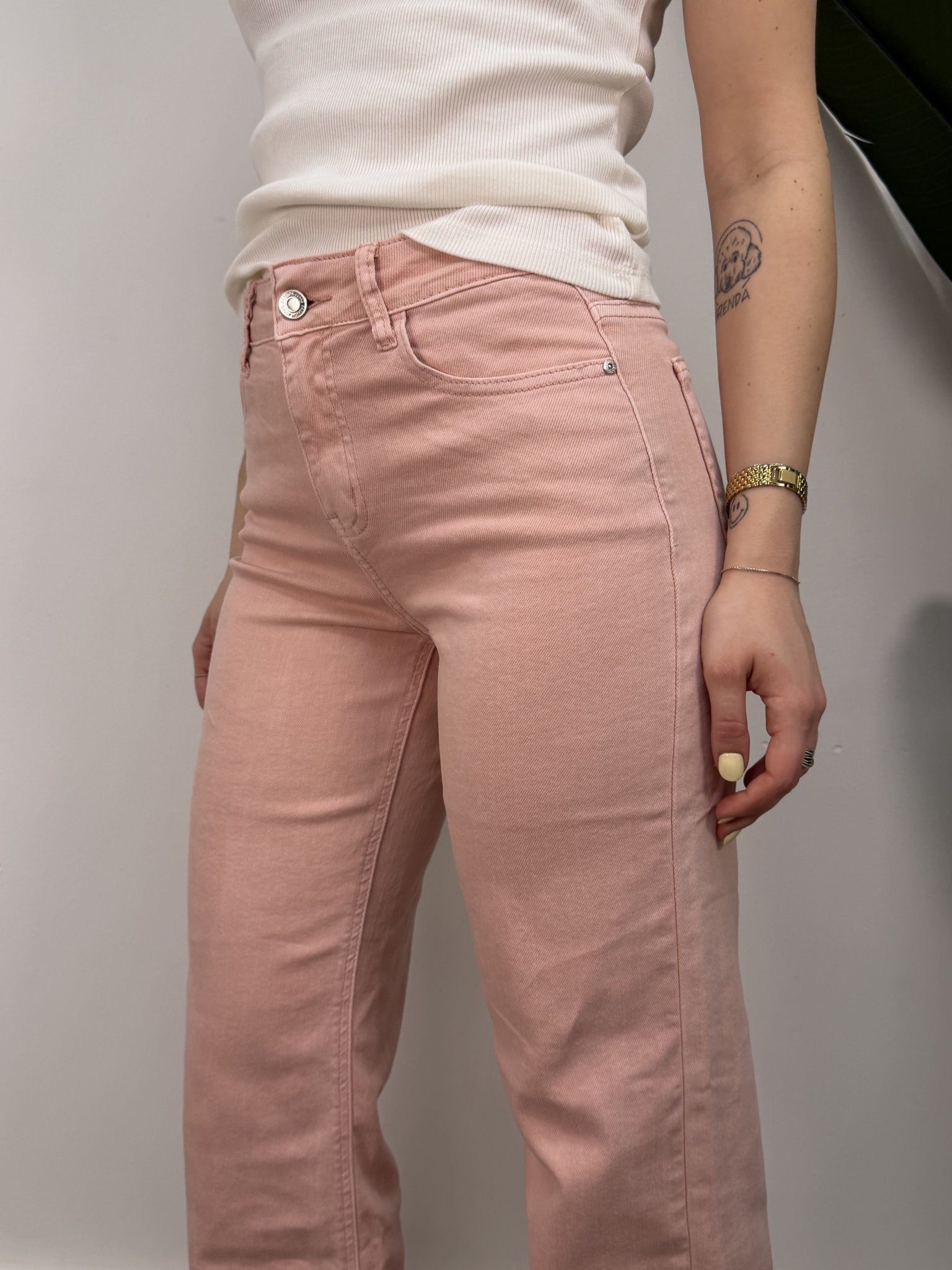 Jeans gamba dritta tinto capo MyD - GiuGiò | Shop online