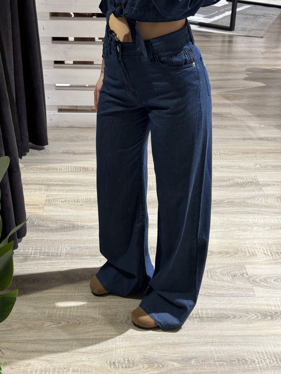 Jeans in chambray gamba dritta HaveOne - GiuGiò | Shop online