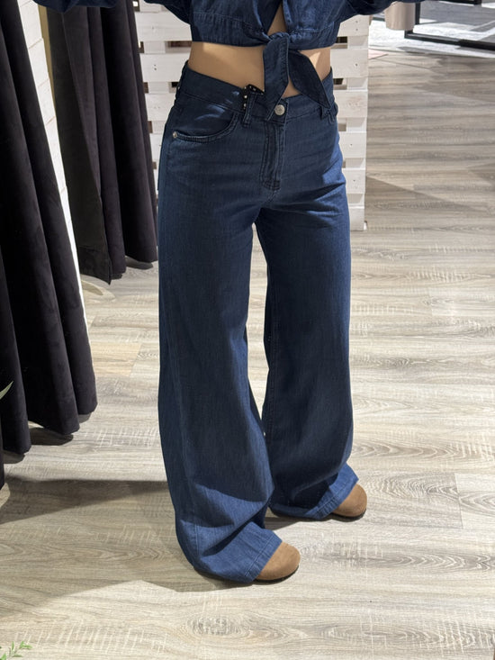 Jeans in chambray gamba dritta HaveOne - GiuGiò | Shop online