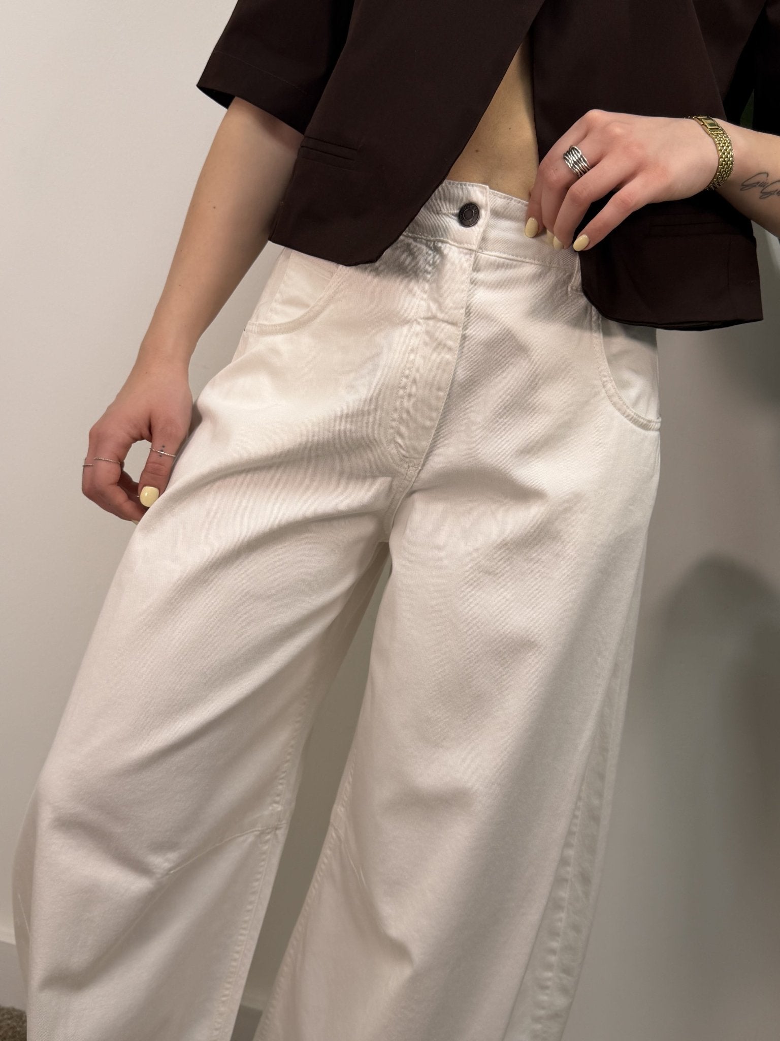 Jeans Louvre bianco Tensione In - GiuGiò | Shop online