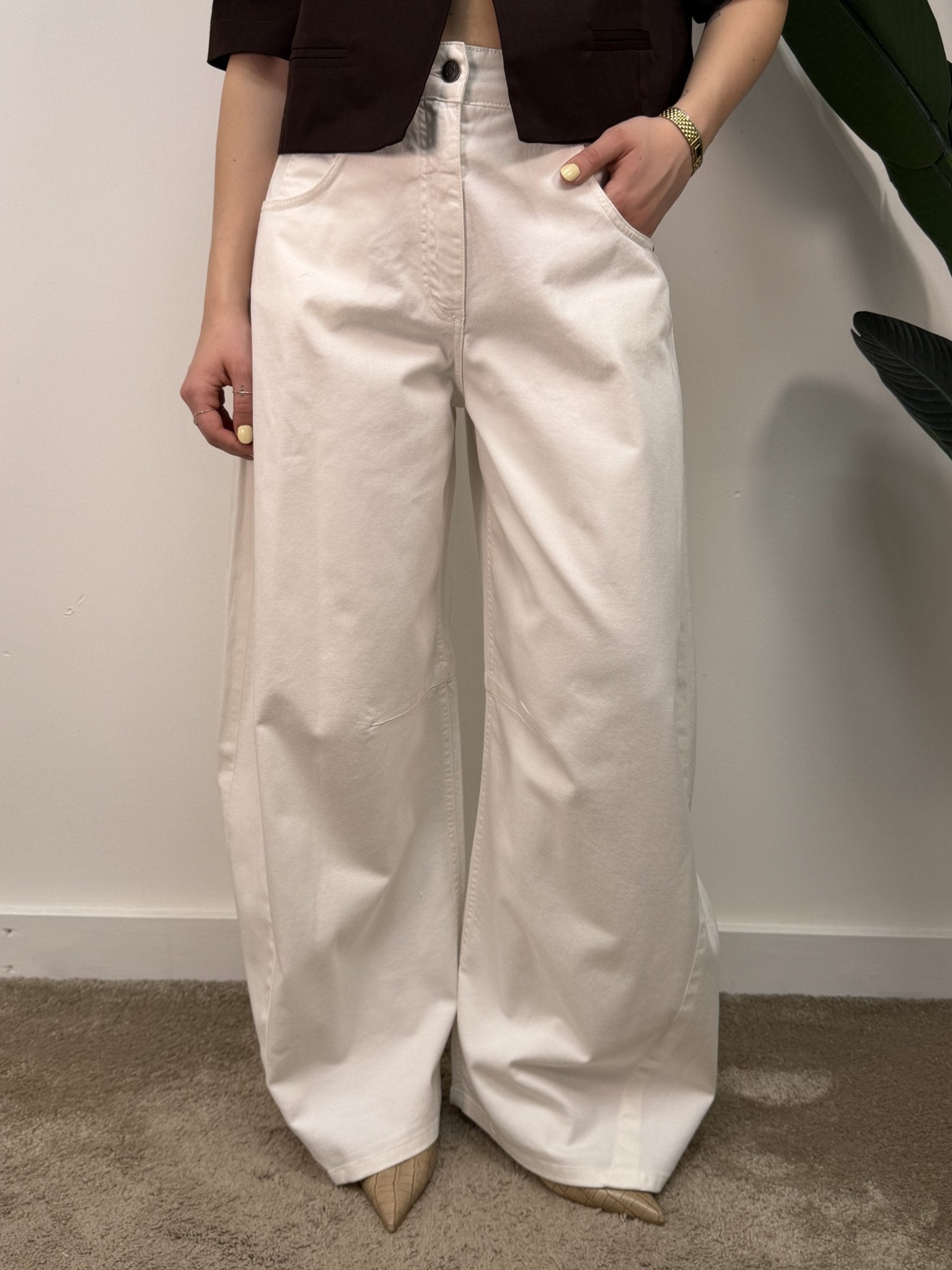 Jeans Louvre bianco Tensione In - GiuGiò | Shop online