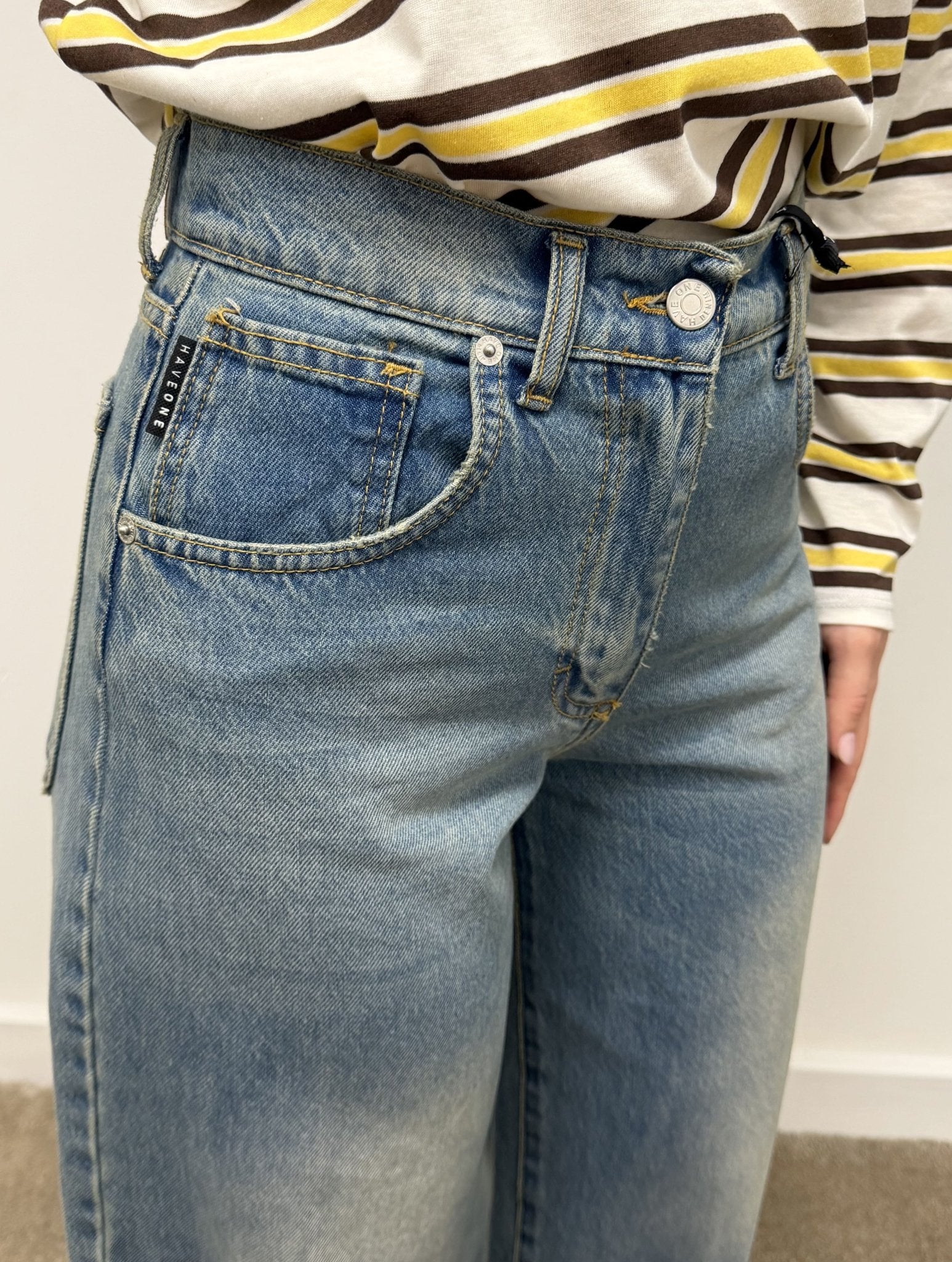 Jeans mod. BELLA 100% cotone HaveOne - GiuGiò | Shop online