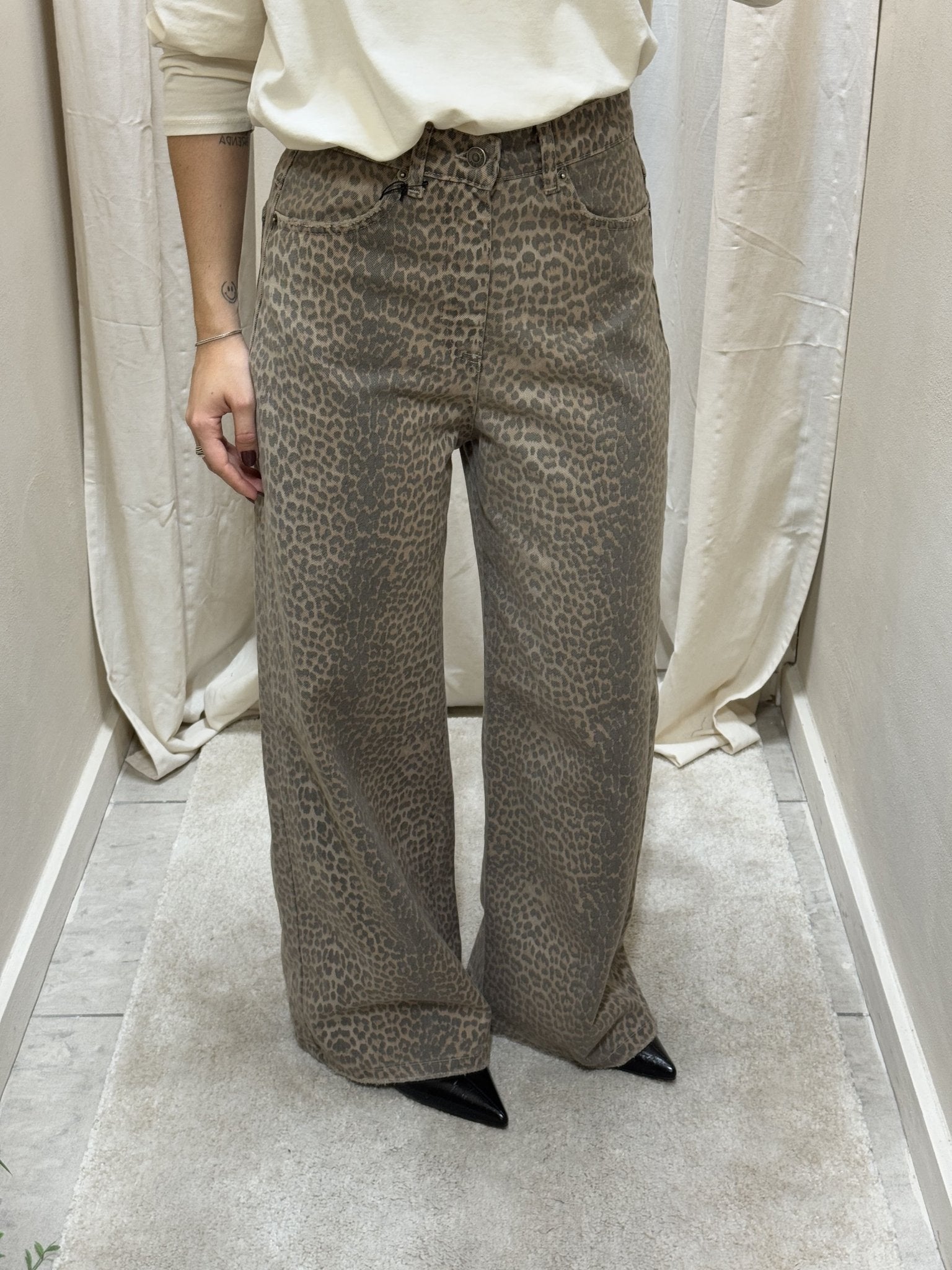 Jeans modello Giusi maculato Tensione In - GiuGiò | Shop online