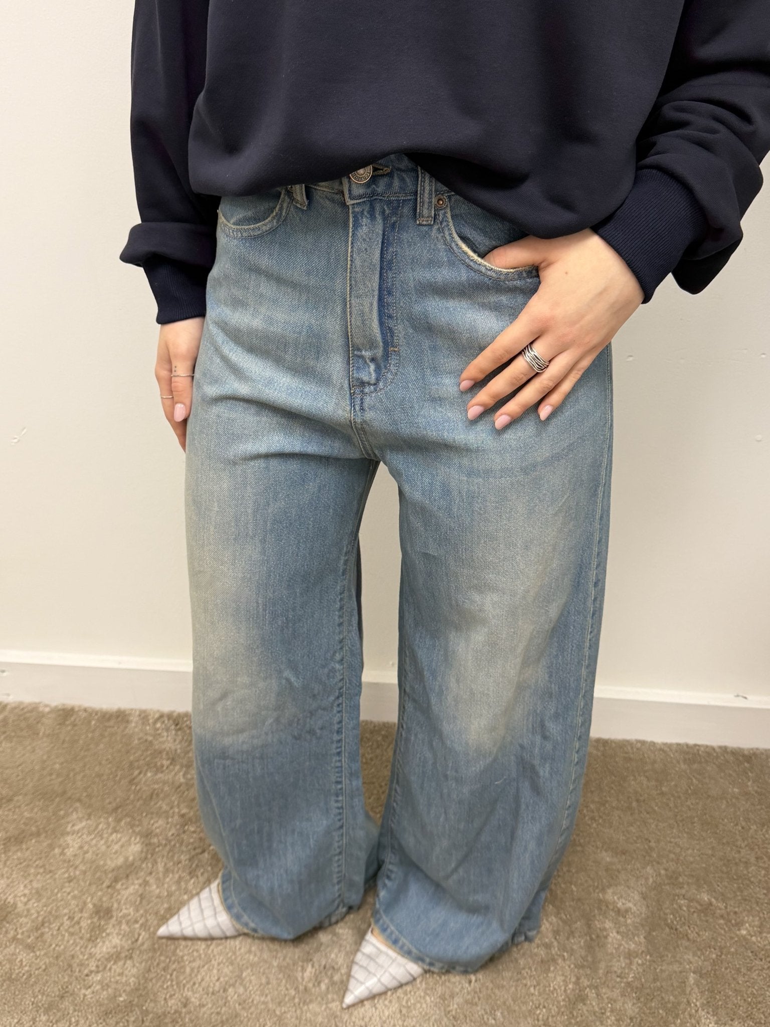 Jeans sabbiato mod. Giusi Tensione In - GiuGiò | Shop online