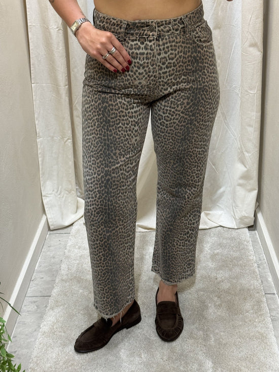 Jeans TOM mini flare denim maculato Tensione In - GiuGiò | Shop online