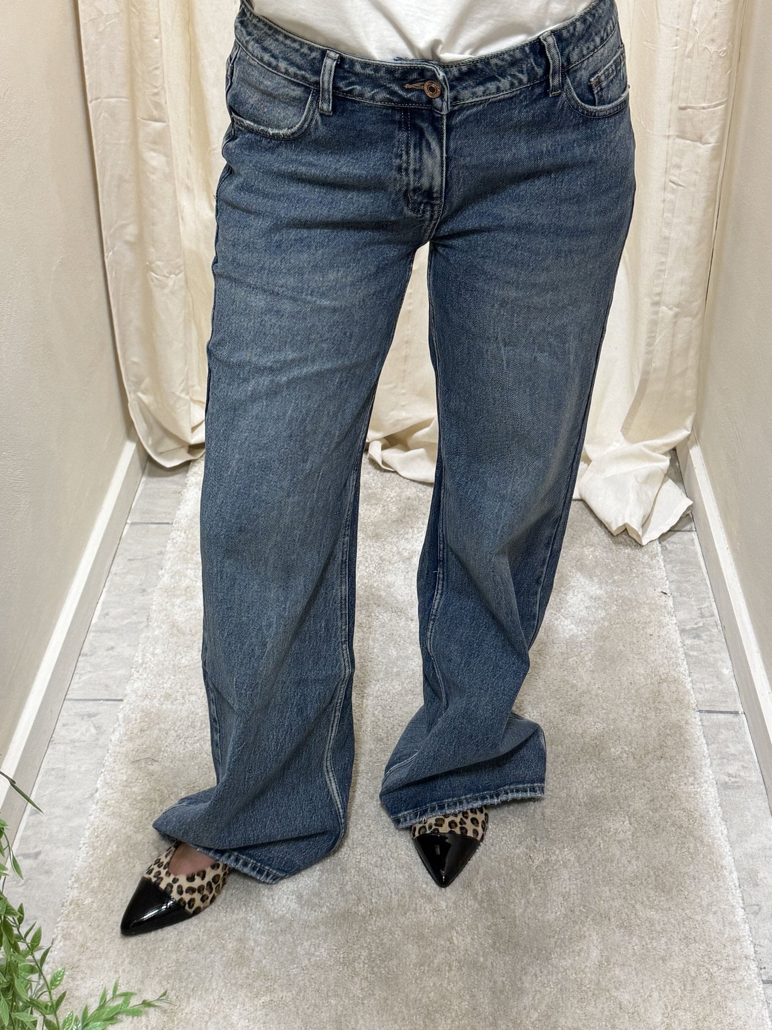 Jeans wide leg blu denim Myd - GiuGiò | Shop online