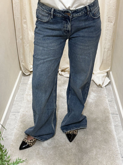 Jeans wide leg blu denim Myd - GiuGiò | Shop online
