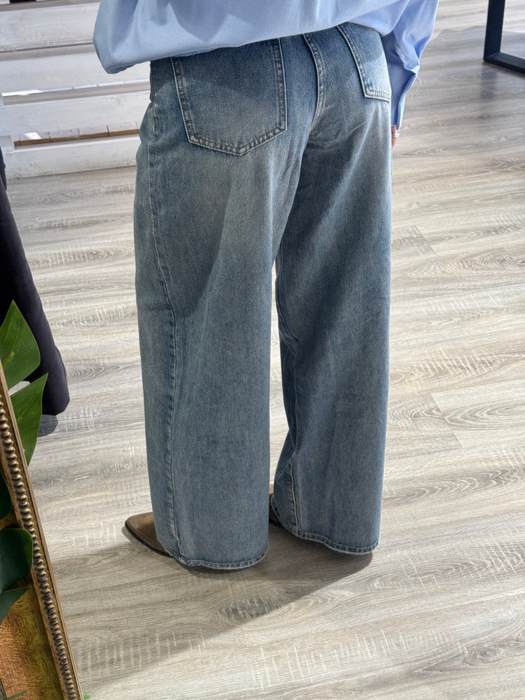 Jeans wide leg chiaro MyD - GiuGiò | Shop online