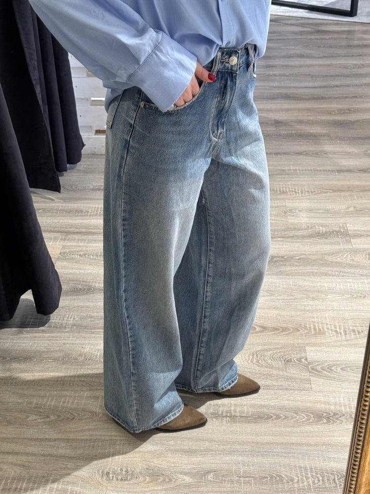 Jeans wide leg chiaro MyD - GiuGiò | Shop online