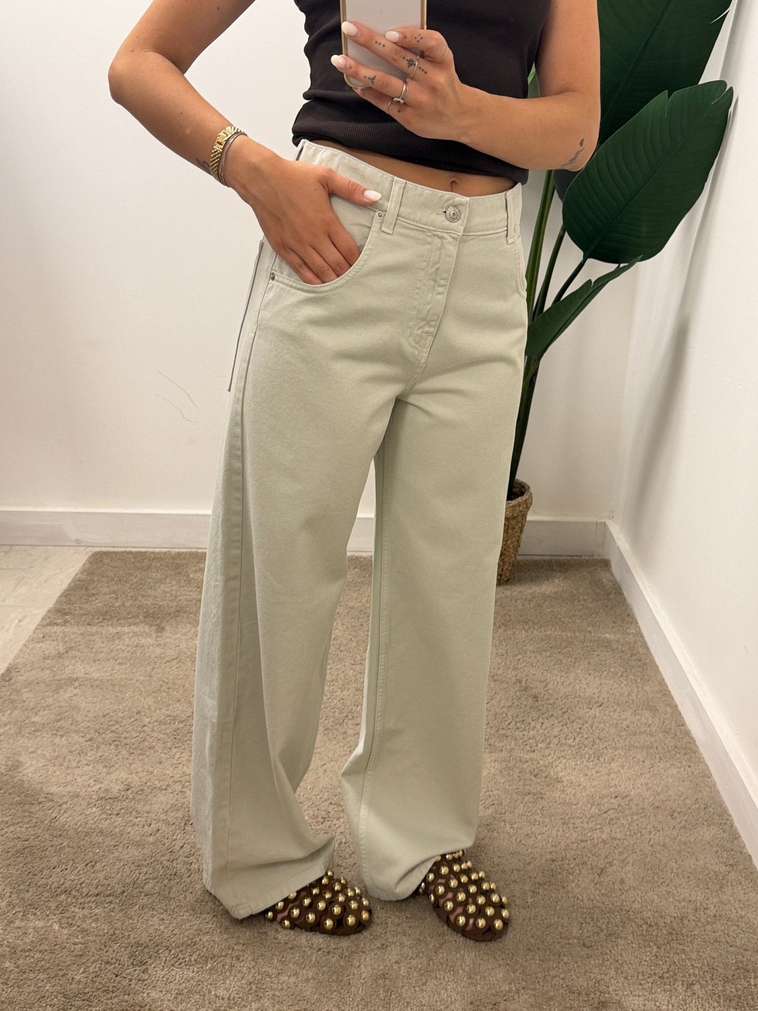 Jeans wide leg Mia tinto VICOLO - GiuGiò | Shop online